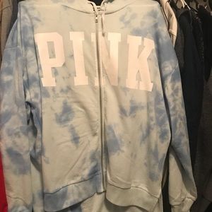Victoria secret pink full zip sweater
